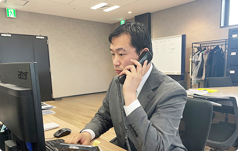 OA機器の営業として日々やりがいを実感するI.Kさん