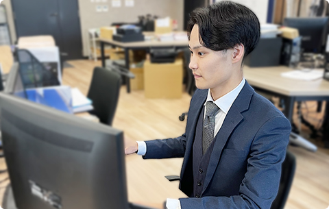 OA機器の営業として日々やりがいを実感するK.Yさん